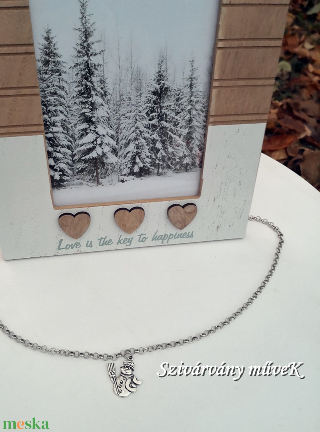 Antik ezüst színű lánc, angyal medállal -  - Meska.hu Antik ezüst színű lánc, angyal medállal -  - Meska.hu