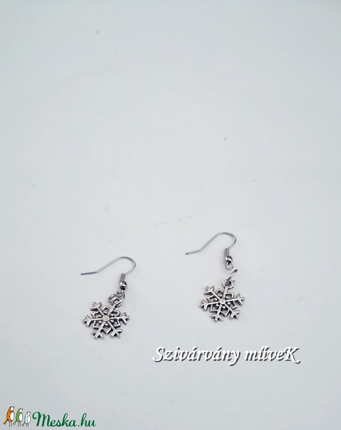 Hókristály fülbevaló - kicsi -  - Meska.hu Hókristály fülbevaló - kicsi -  - Meska.hu