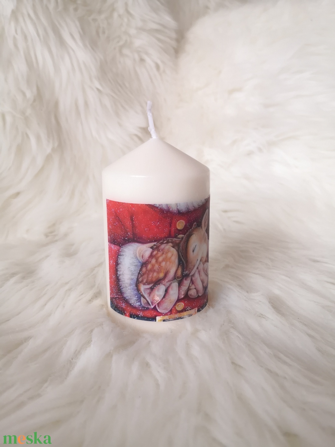 'Mikulás védence' kis dekorgyertya - otthon & életmód - gyertya, illat, aroma - gyertya - Meska.hu 'Mikulás védence' kis dekorgyertya - otthon & életmód - gyertya, illat, aroma - gyertya - Meska.hu