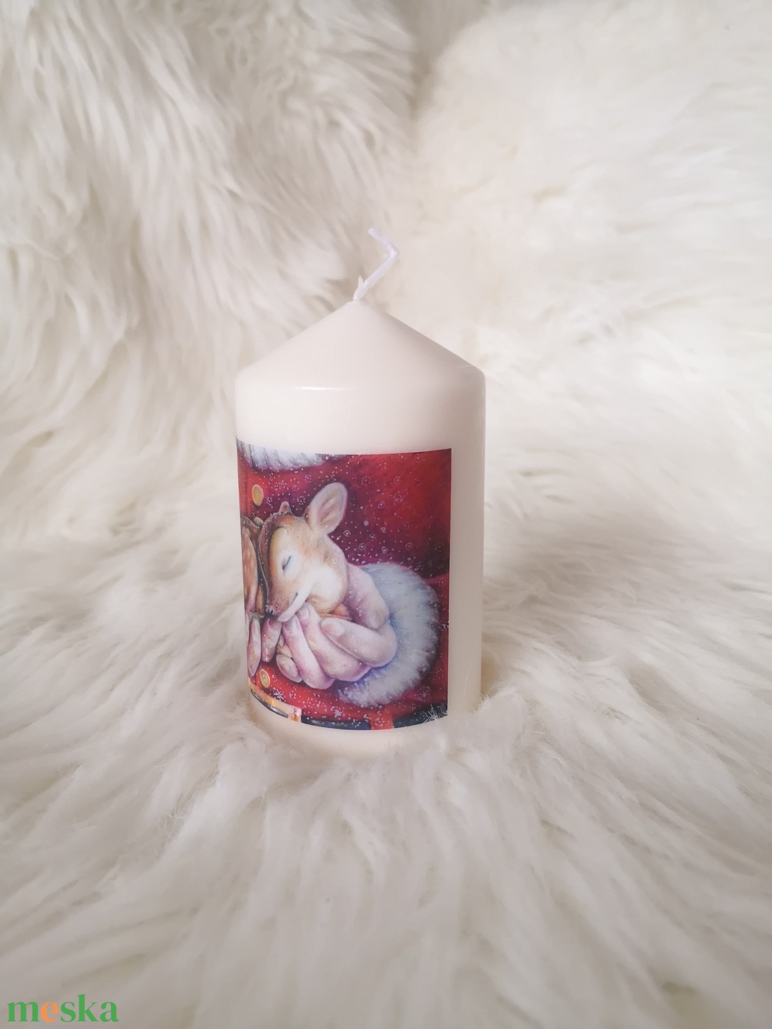 'Mikulás védence' kis dekorgyertya - otthon & életmód - gyertya, illat, aroma - gyertya - Meska.hu 'Mikulás védence' kis dekorgyertya - otthon & életmód - gyertya, illat, aroma - gyertya - Meska.hu