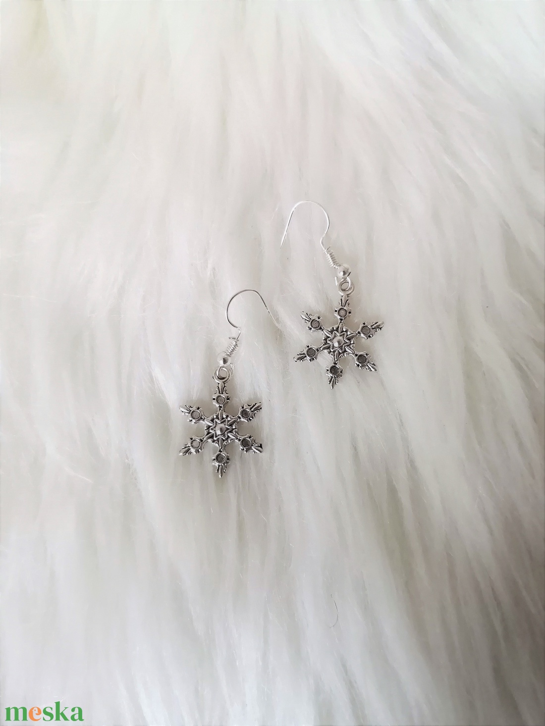 'Evy' hókristály fülbevaló - ékszer - fülbevaló - lógó fülbevaló - Meska.hu 'Evy' hókristály fülbevaló - ékszer - fülbevaló - lógó fülbevaló - Meska.hu