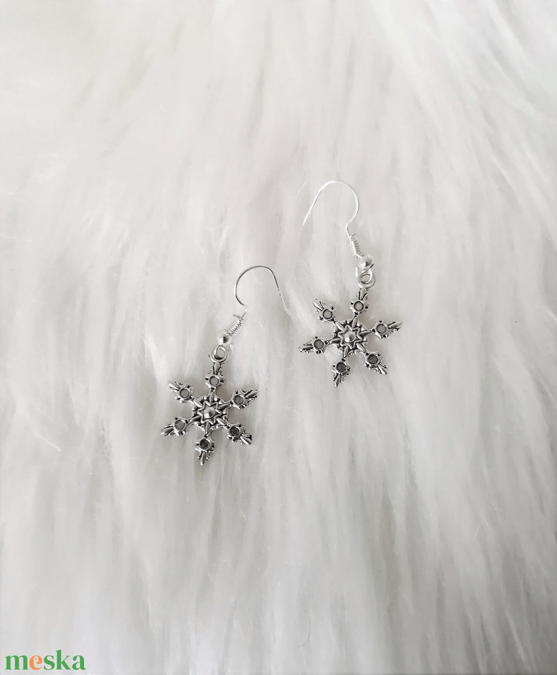 'Evy' hókristály fülbevaló - ékszer - fülbevaló - lógó fülbevaló - Meska.hu 'Evy' hókristály fülbevaló - ékszer - fülbevaló - lógó fülbevaló - Meska.hu