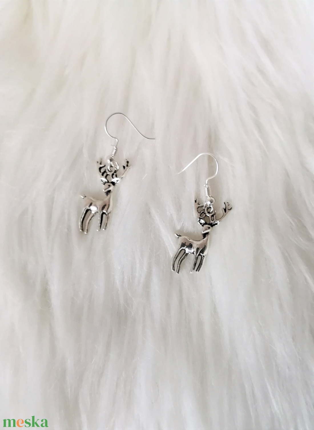 'Szarvas' fülbevaló - ékszer - fülbevaló - lógó fülbevaló - Meska.hu 'Szarvas' fülbevaló - ékszer - fülbevaló - lógó fülbevaló - Meska.hu