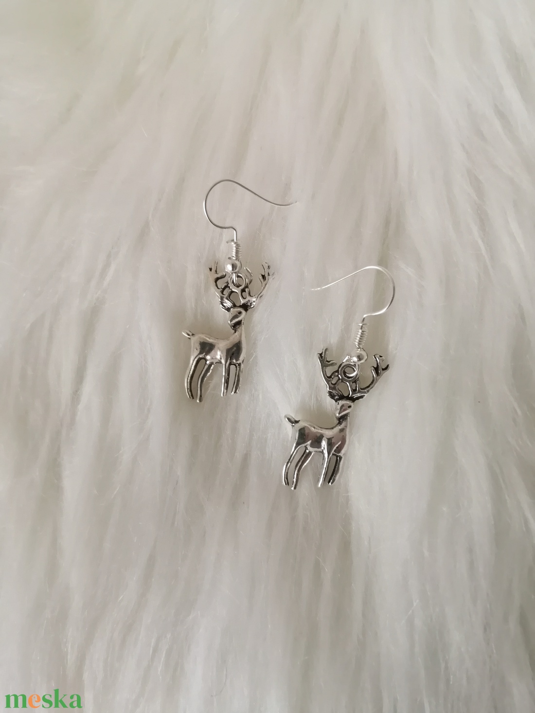 'Szarvas' fülbevaló - ékszer - fülbevaló - lógó fülbevaló - Meska.hu 'Szarvas' fülbevaló - ékszer - fülbevaló - lógó fülbevaló - Meska.hu