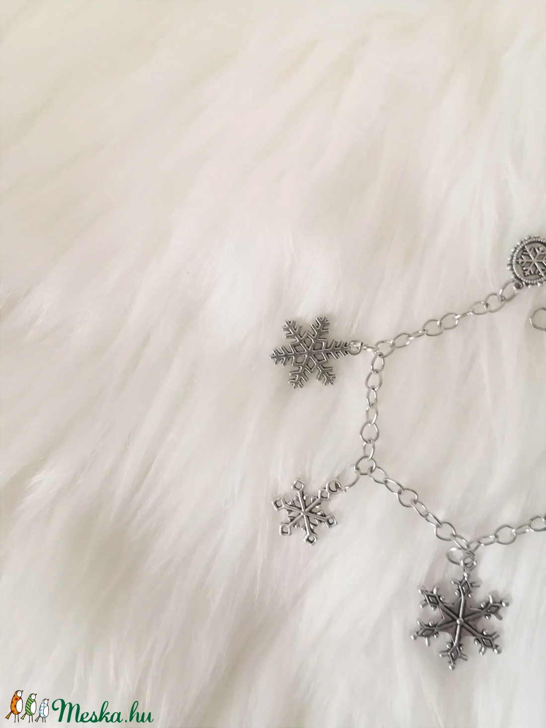 'Hókristályok' karkötő - ékszer - karkötő - Meska.hu 'Hókristályok' karkötő - ékszer - karkötő - Meska.hu