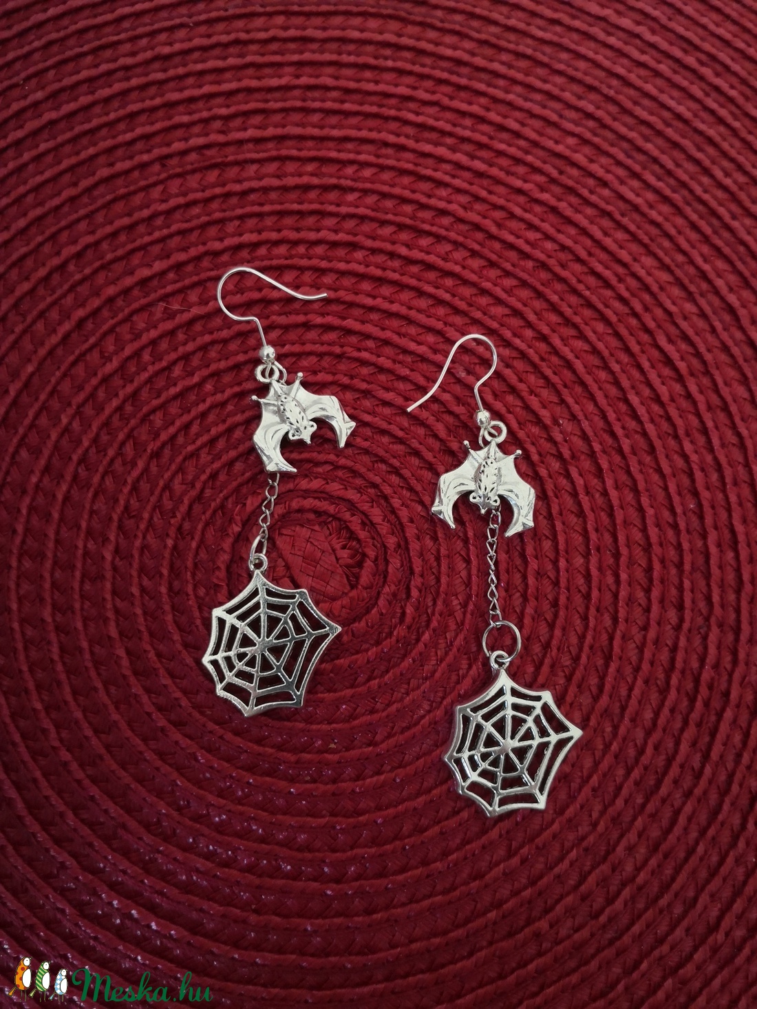 'Behálóz!' dupla fülbevaló - halloweeni ékszerek - halloweeni ékszerek - Meska.hu