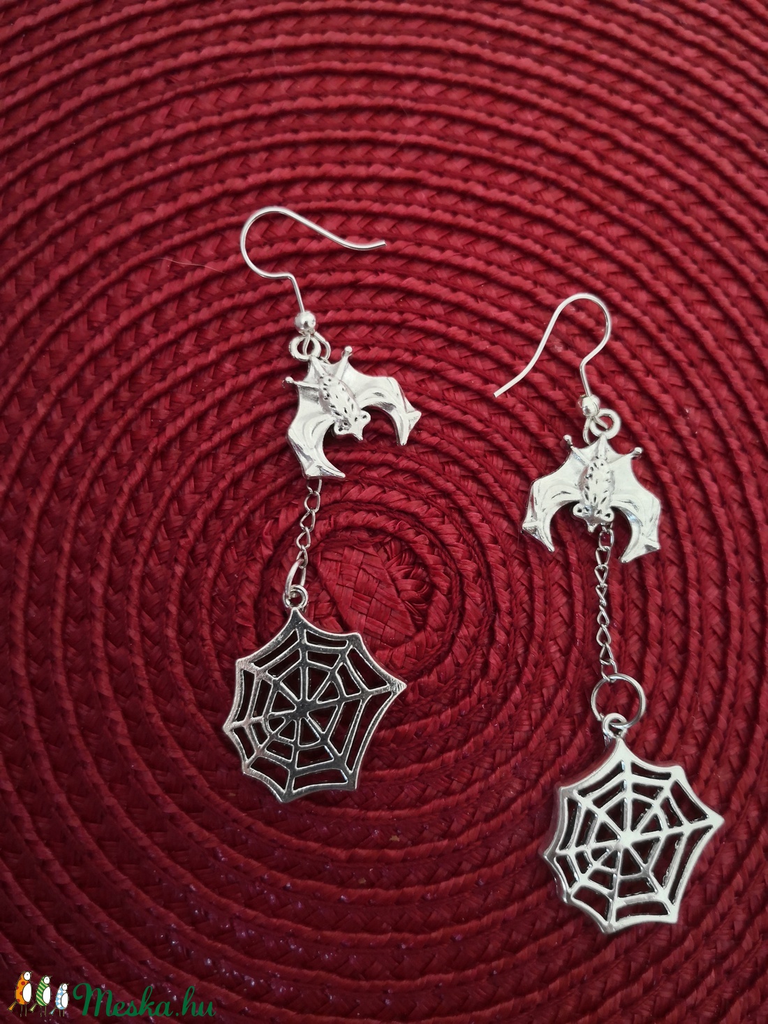 'Behálóz!' dupla fülbevaló - halloweeni ékszerek - halloweeni ékszerek - Meska.hu