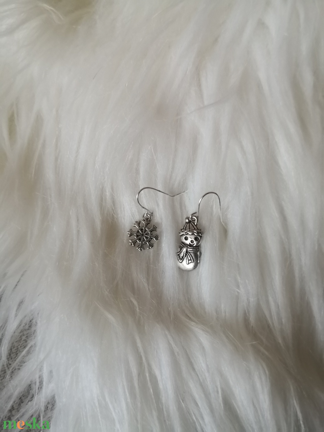 'Téli mese' fülbevaló - kicsi - ékszer - fülbevaló - lógó fülbevaló - Meska.hu 'Téli mese' fülbevaló - kicsi - ékszer - fülbevaló - lógó fülbevaló - Meska.hu