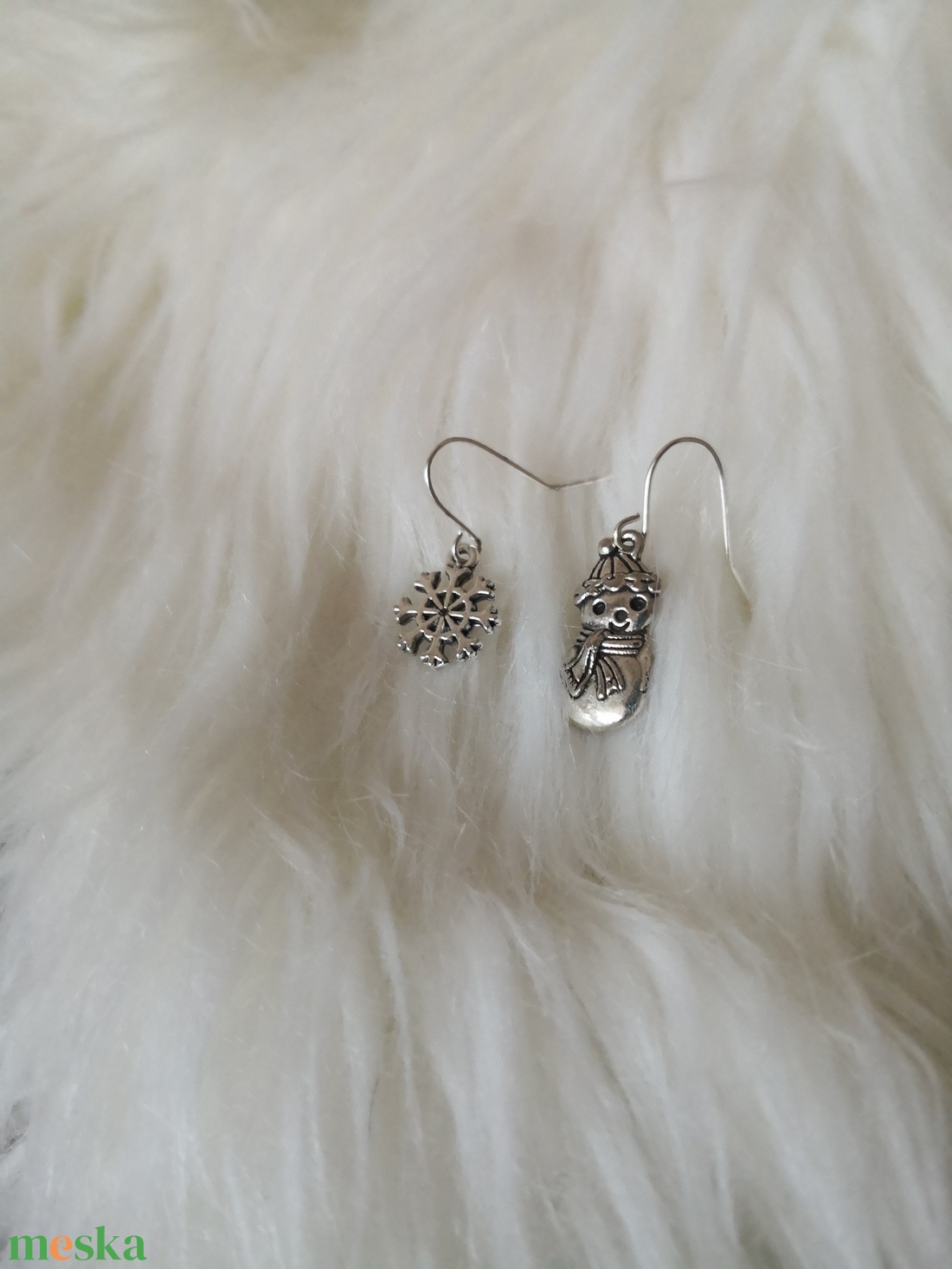 'Téli mese' fülbevaló - kicsi - ékszer - fülbevaló - lógó fülbevaló - Meska.hu 'Téli mese' fülbevaló - kicsi - ékszer - fülbevaló - lógó fülbevaló - Meska.hu