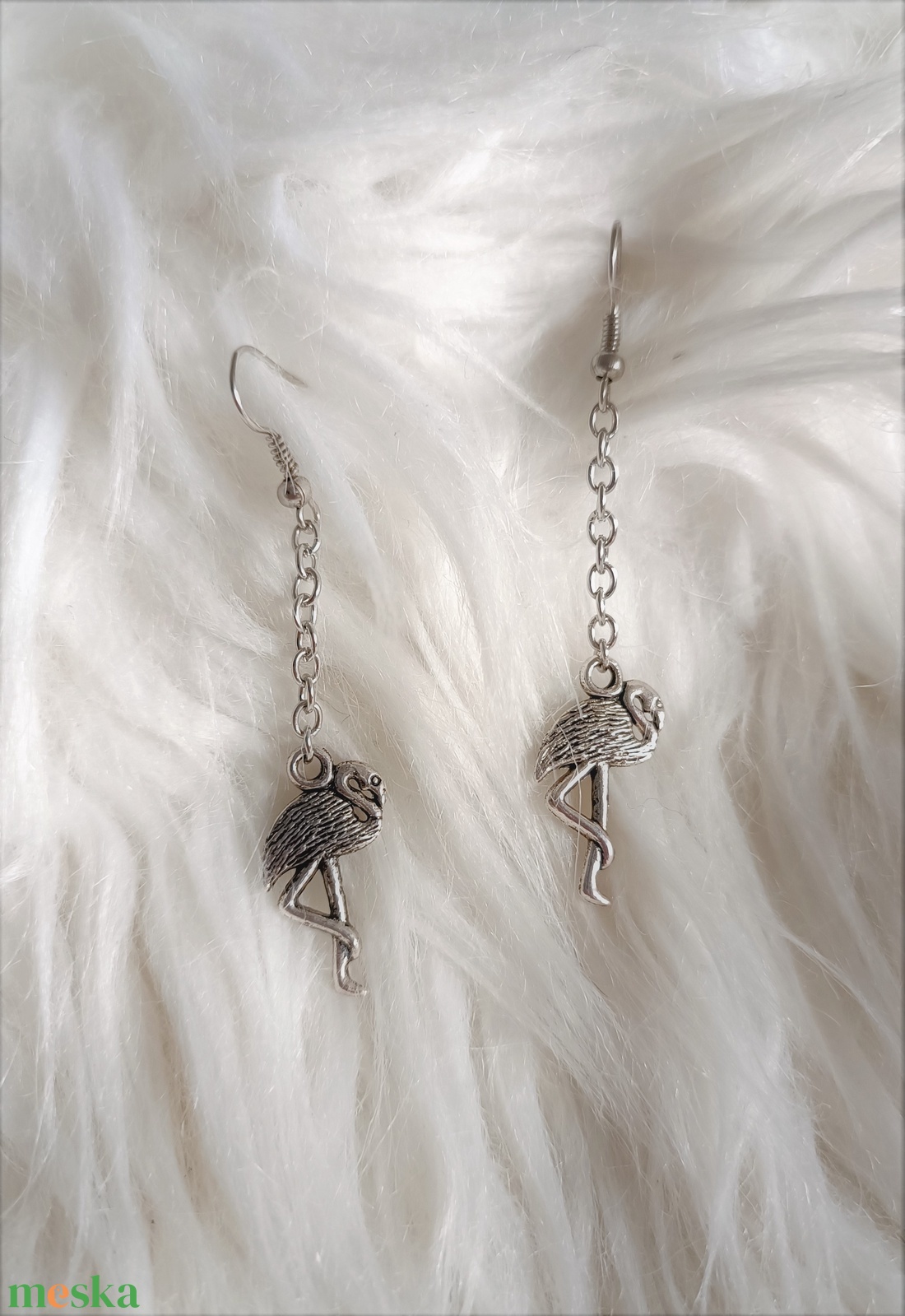 Flamingók féllábon fülbevaló - ékszer - fülbevaló - lógó fülbevaló - Meska.hu Flamingók féllábon fülbevaló - ékszer - fülbevaló - lógó fülbevaló - Meska.hu