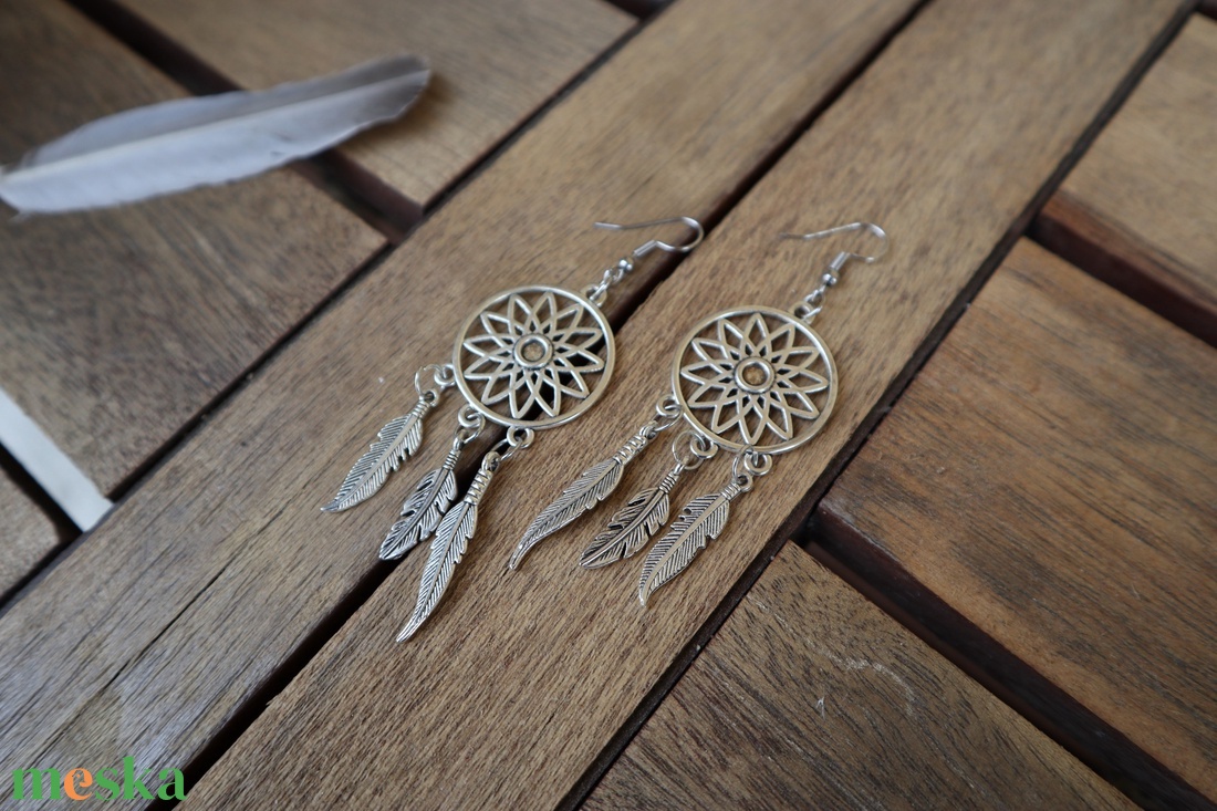 'Álomfogó'  fülbevaló - ékszer - fülbevaló - lógó fülbevaló - Meska.hu