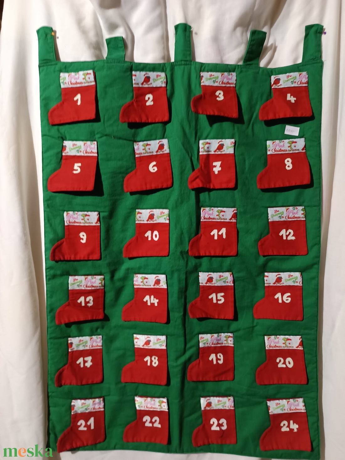 Adventi naptár csizmás - karácsony - adventi díszek - adventi naptár - Meska.hu Adventi naptár csizmás - karácsony - adventi díszek - adventi naptár - Meska.hu