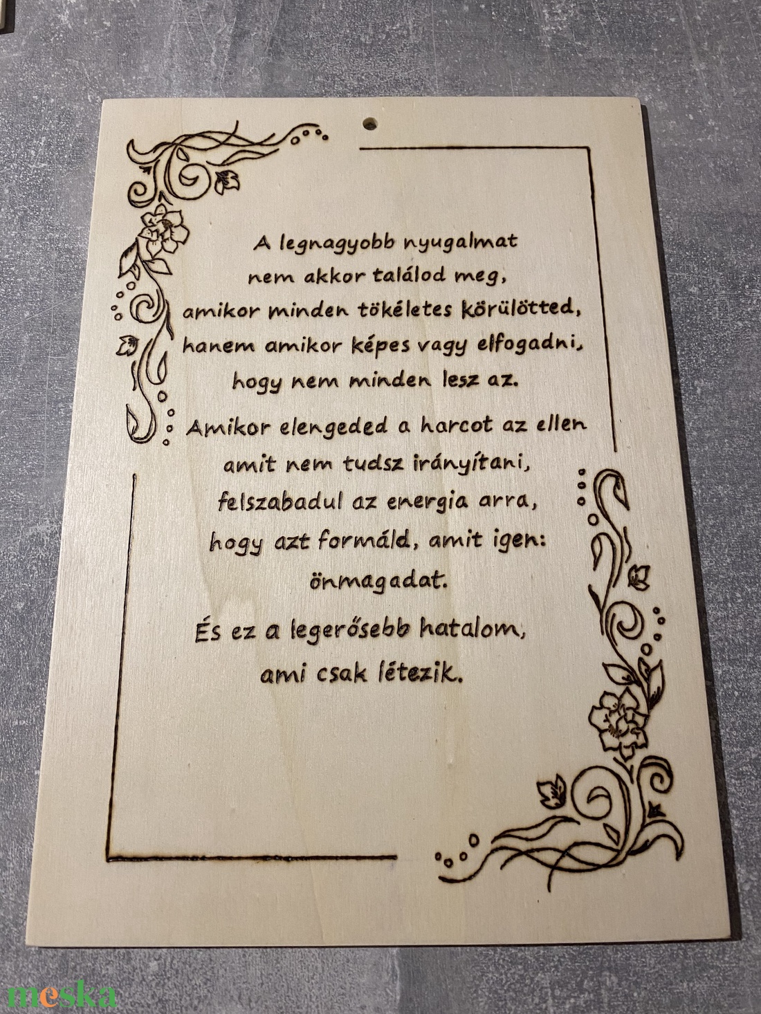Fából készült falikép [HATALOM] - otthon & életmód - dekoráció - kép & falikép - fából készült kép - Meska.hu