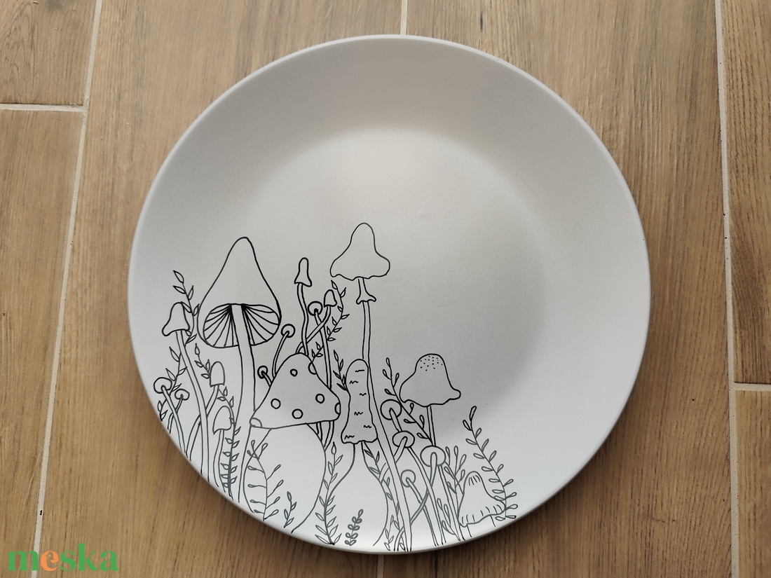 Gombavarázs(26 cm tányér) - otthon & életmód - konyhafelszerelés, tálalás - tálalás - tányér & étkészlet - Meska.hu Gombavarázs(26 cm tányér) - otthon & életmód - konyhafelszerelés, tálalás - tálalás - tányér & étkészlet - Meska.hu