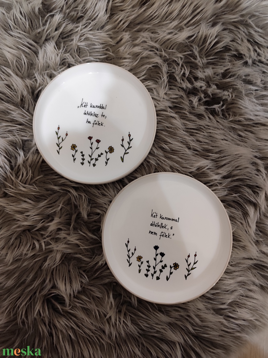 Páros tányér - otthon & életmód - konyhafelszerelés, tálalás - tálalás - tányér & étkészlet - Meska.hu