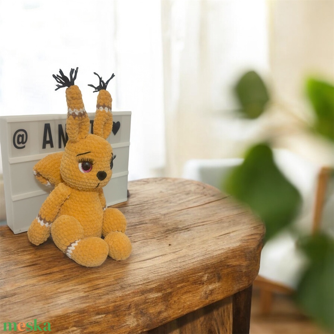 Cuki Mókus amigurumi figura � kézzel készült, puha plüss játék  - kellékek & szerszámok - vegyes alapanyag - zsenília - Meska.hu