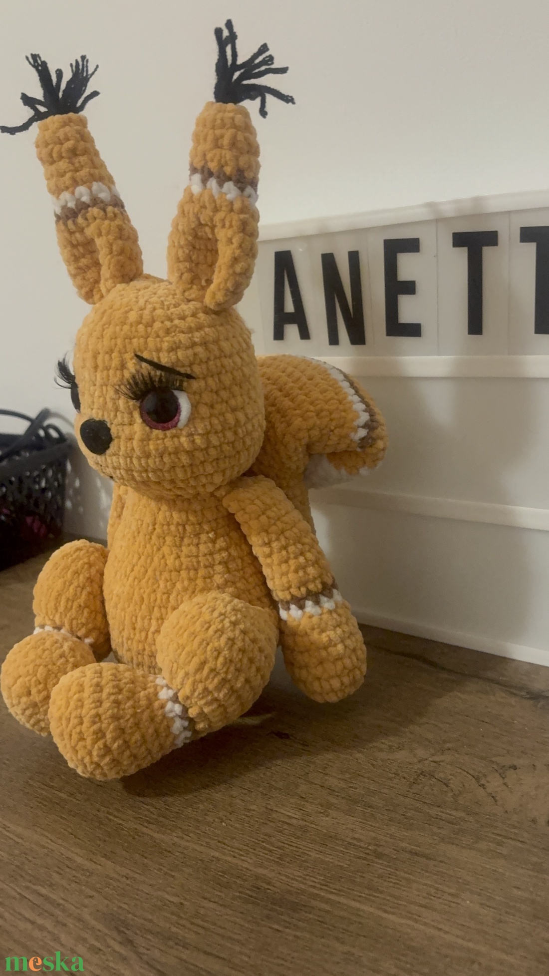 Cuki Mókus amigurumi figura � kézzel készült, puha plüss játék  - kellékek & szerszámok - vegyes alapanyag - zsenília - Meska.hu