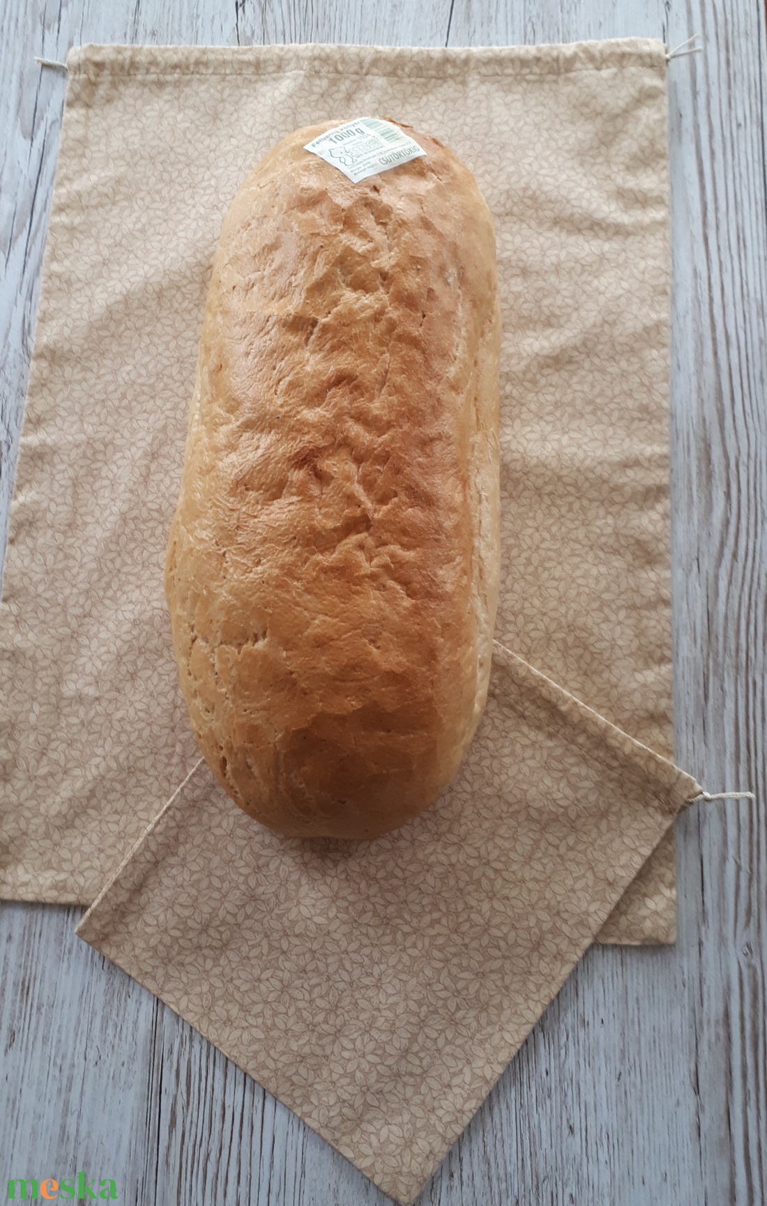 NoWaste bevásárló zsák,drapp apró virágmintás vászonból 2 db-os szett - táska & tok - bevásárlás & shopper táska - kenyeres zsák - Meska.hu NoWaste bevásárló zsák,drapp apró virágmintás vászonból 2 db-os szett - táska & tok - bevásárlás & shopper táska - kenyeres zsák - Meska.hu
