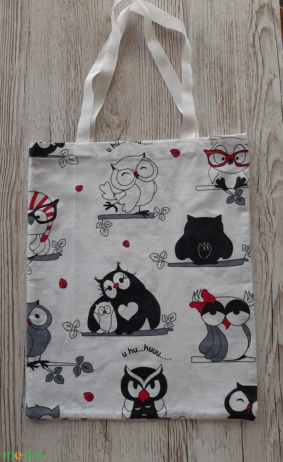 Bevásárló táska,szatyor,fehér alapon baglyos pamutvászonból, NoWaste - táska & tok - bevásárlás & shopper táska - shopper, textiltáska, szatyor - Meska.hu Bevásárló táska,szatyor,fehér alapon baglyos pamutvászonból, NoWaste - táska & tok - bevásárlás & shopper táska - shopper, textiltáska, szatyor - Meska.hu
