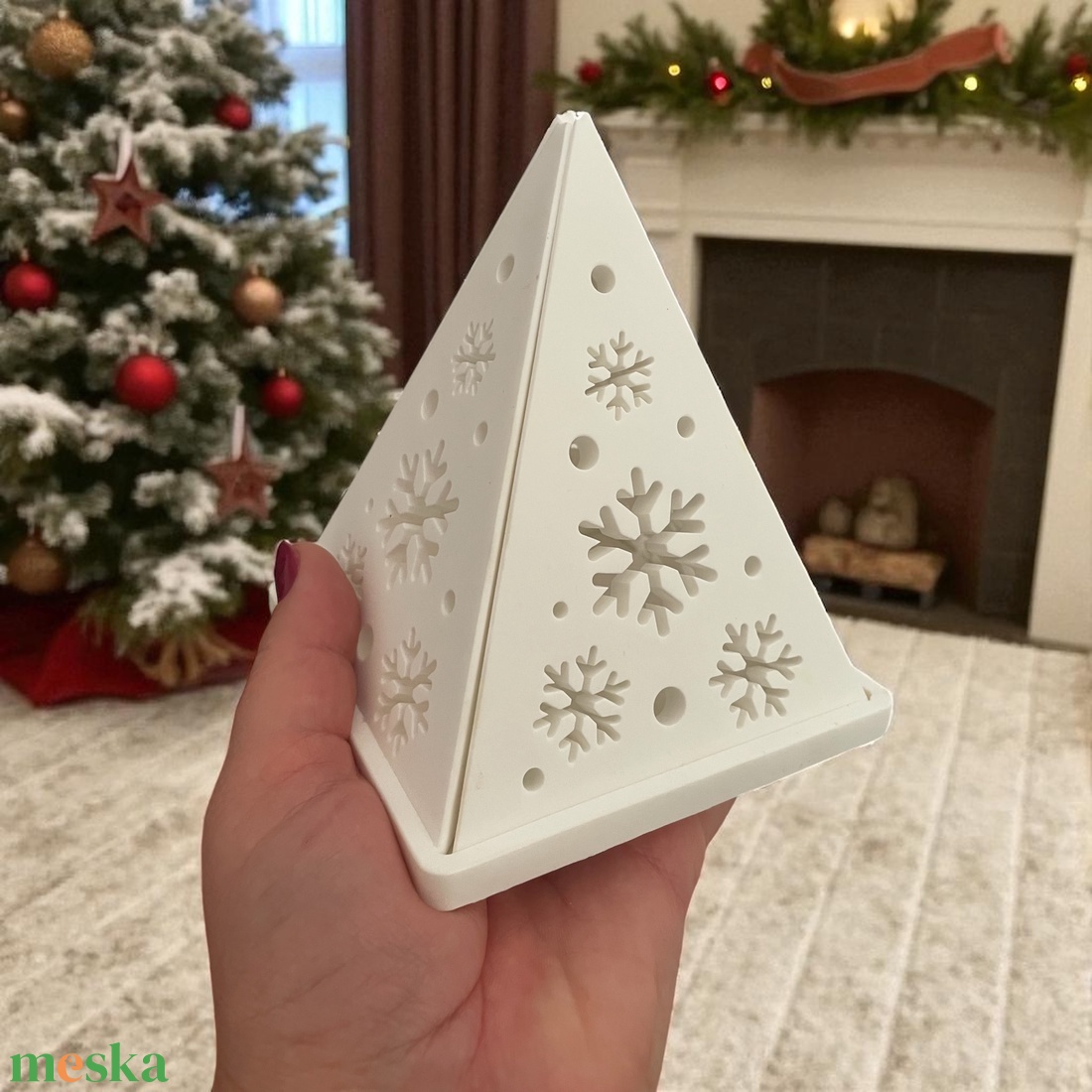 Piramis mécsestartó - karácsony - karácsonyi lakásdekoráció - ünnepi asztaldekoráció - Meska.hu Piramis mécsestartó - karácsony - karácsonyi lakásdekoráció - ünnepi asztaldekoráció - Meska.hu