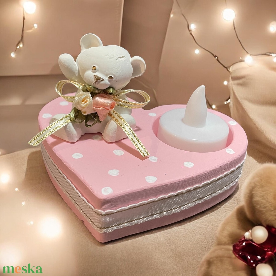 Mécsestartó - otthon & életmód - dekoráció - asztal és polc dekoráció - asztaldísz - Meska.hu