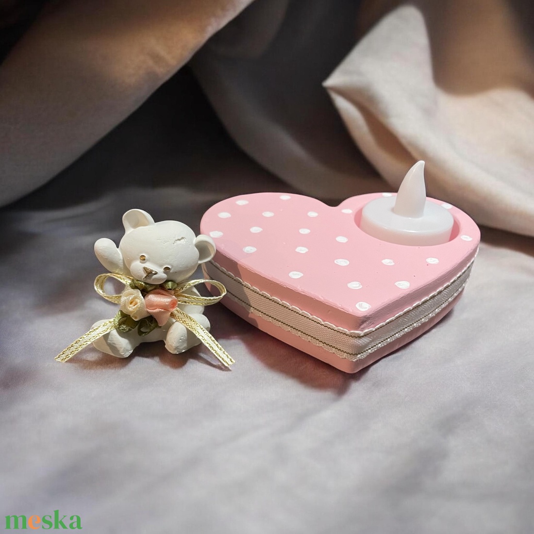 Mécsestartó - otthon & életmód - dekoráció - asztal és polc dekoráció - asztaldísz - Meska.hu