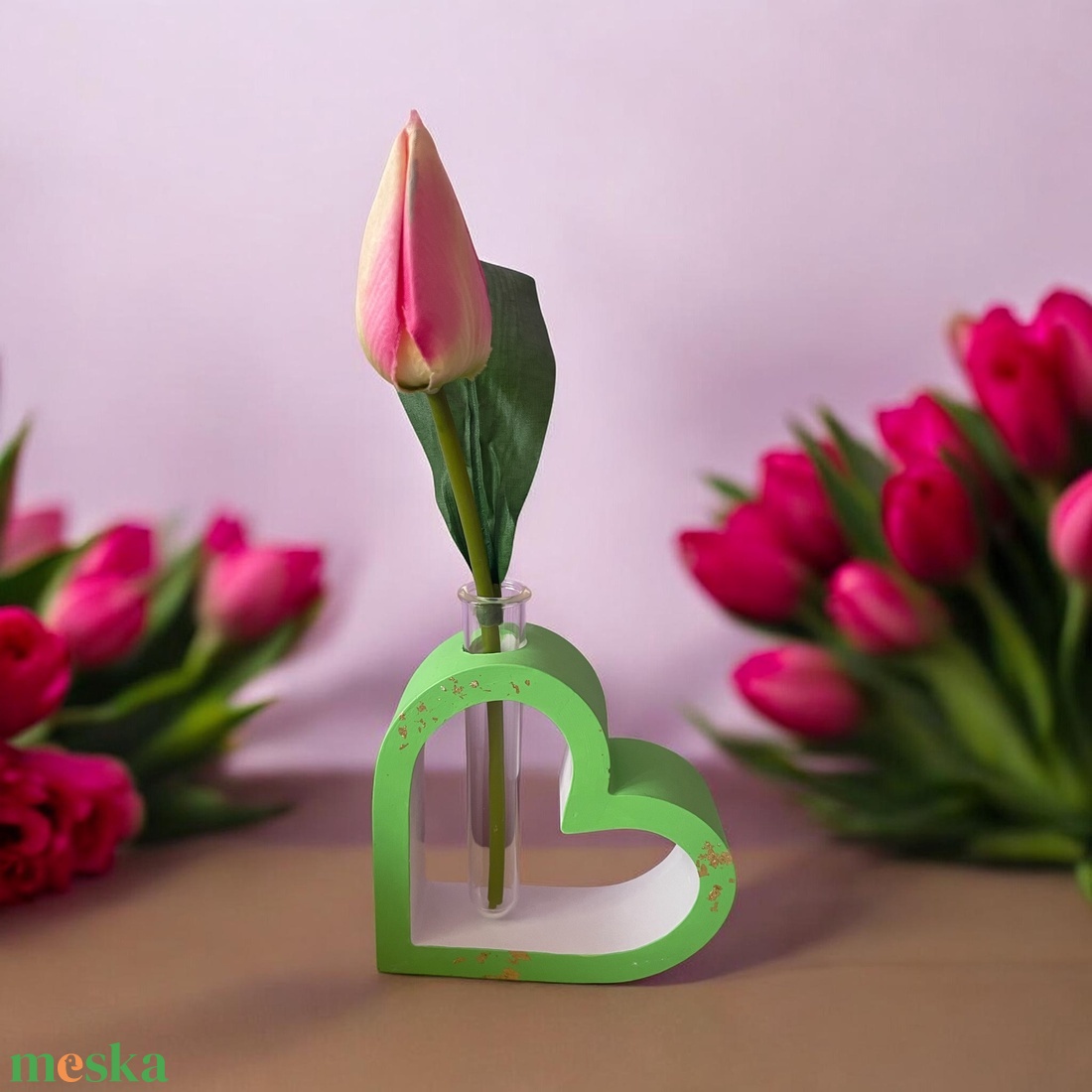 Gipsz dekor váza - otthon & életmód - dekoráció - asztal és polc dekoráció - asztaldísz - Meska.hu