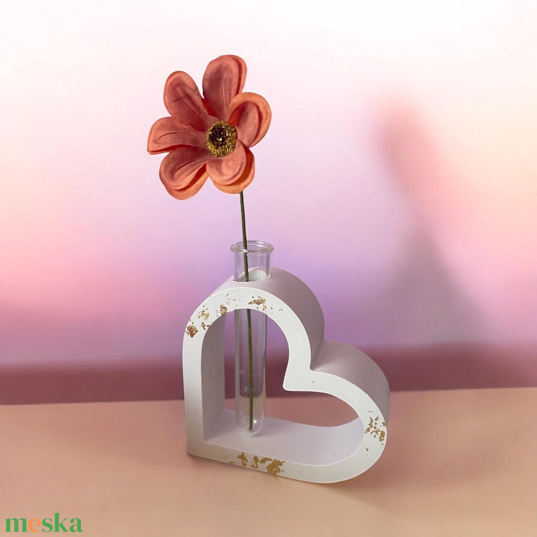 Gipsz dekor váza - otthon & életmód - dekoráció - asztal és polc dekoráció - asztaldísz - Meska.hu