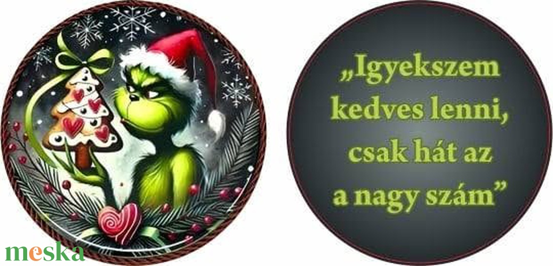 Grincses bevásárlókocsi biléta - táska & tok - kulcstartó & táskadísz - kulcstartó - Meska.hu