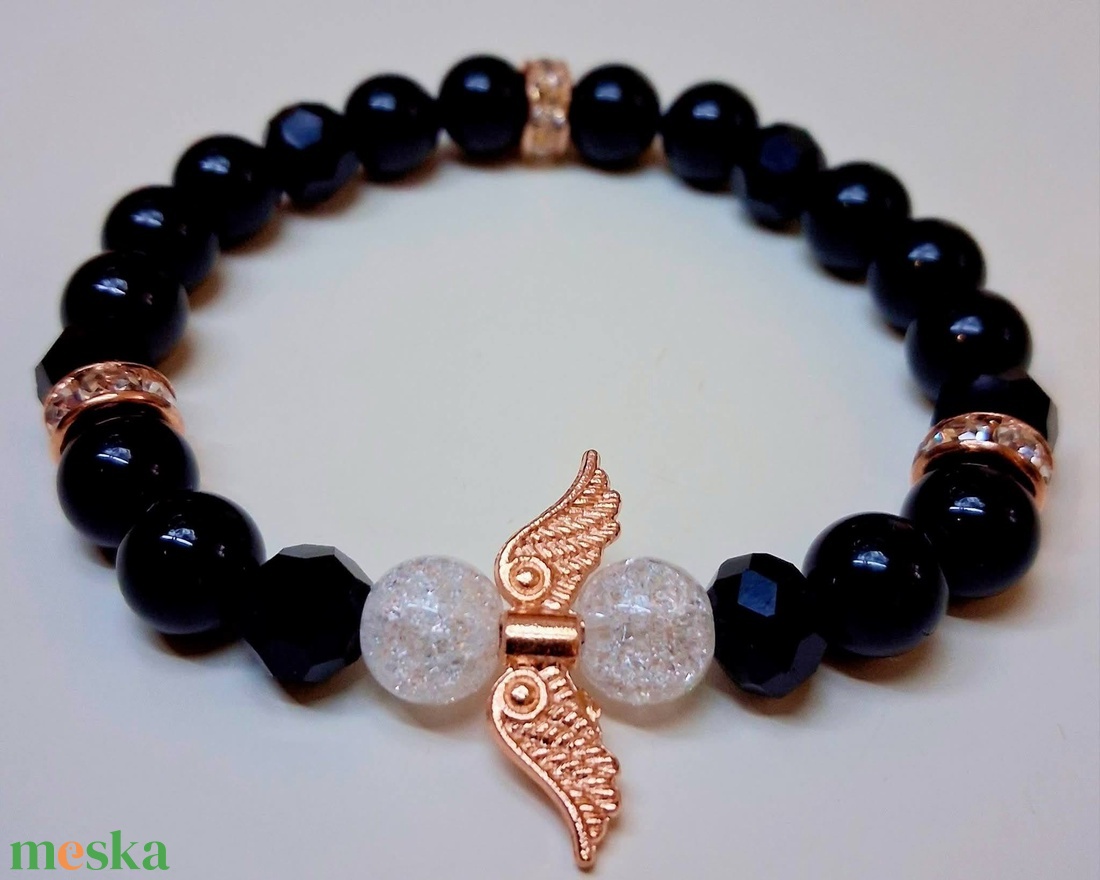 Őrző Fény Ásványkarkötő - ékszer - karkötő - ásványkarkötő - Meska.hu