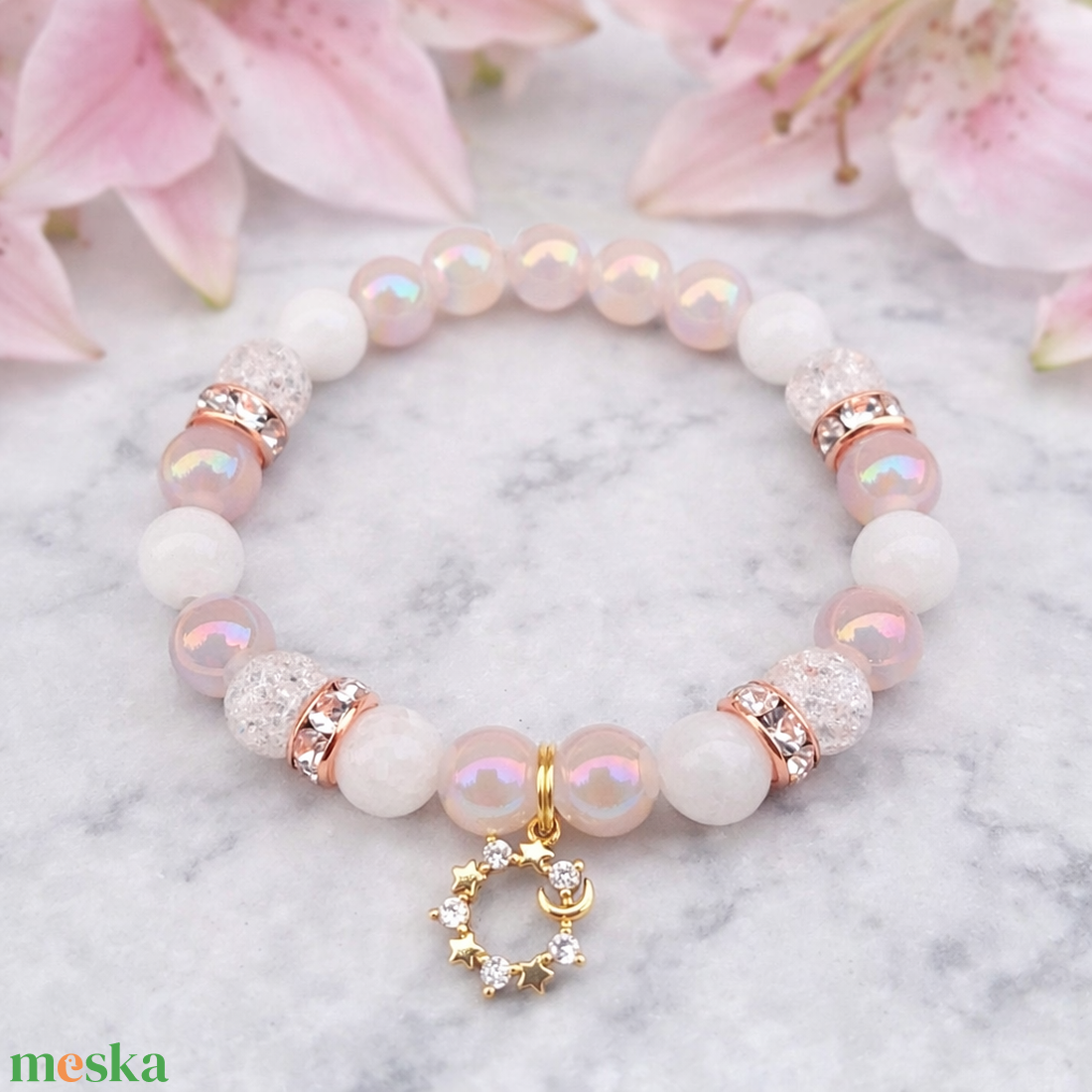 Angyali érintés - ékszer - karkötő - ásványkarkötő - Meska.hu