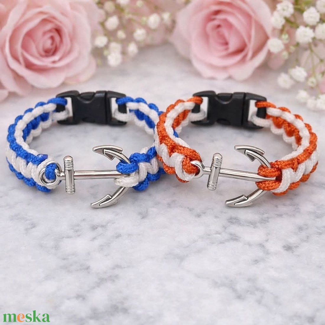 Összetartozás paracord karkötő - ékszer - karkötő - fonott karkötő - Meska.hu