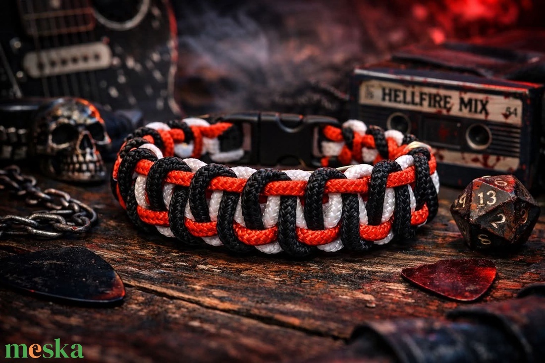 Stranger things-Eddie karkötő  - ékszer - karkötő - fonott karkötő - Meska.hu