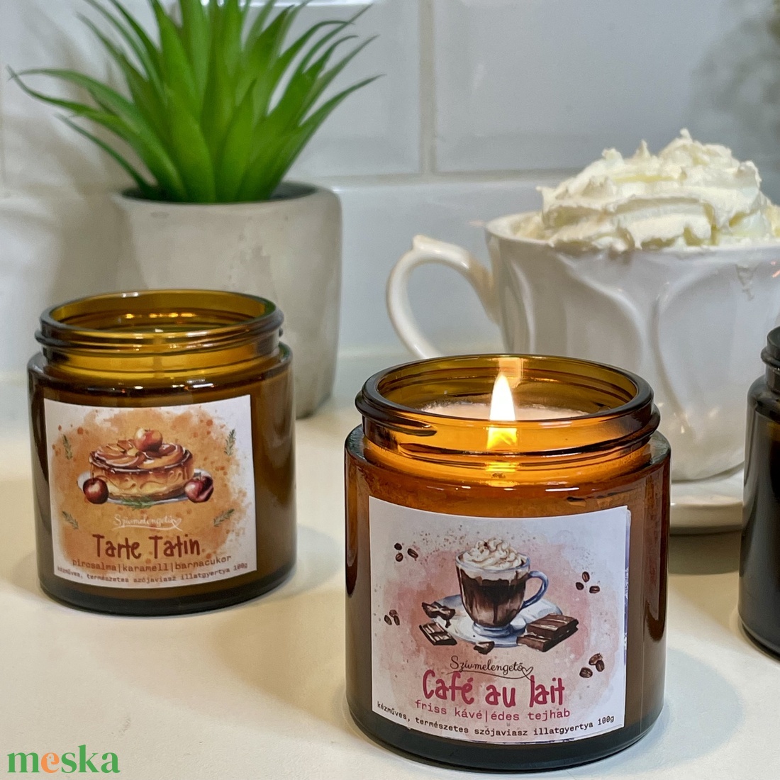 Café au lait kávé illatú szójagyertya - otthon & életmód - gyertya, illat, aroma - gyertya - Meska.hu Café au lait kávé illatú szójagyertya - otthon & életmód - gyertya, illat, aroma - gyertya - Meska.hu
