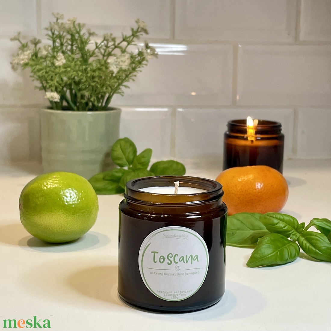 Toscana - citrus és fűszernövény illatú szójagyertya - otthon & életmód - gyertya, illat, aroma - gyertya - Meska.hu Toscana - citrus és fűszernövény illatú szójagyertya - otthon & életmód - gyertya, illat, aroma - gyertya - Meska.hu