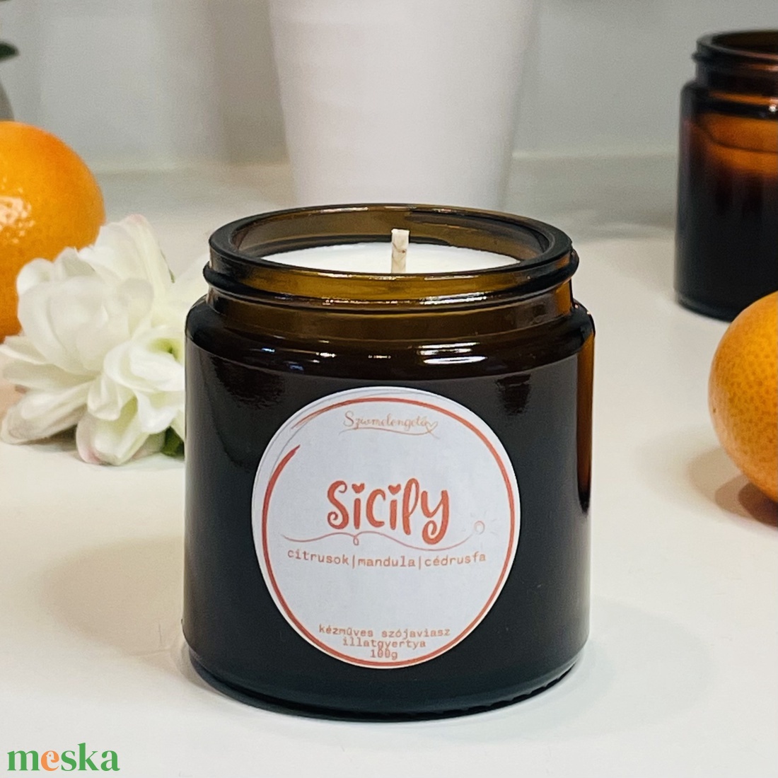 Sicily - vérnarancs-mandarin illatú szójagyertya - otthon & életmód - gyertya, illat, aroma - gyertya - Meska.hu Sicily - vérnarancs-mandarin illatú szójagyertya - otthon & életmód - gyertya, illat, aroma - gyertya - Meska.hu