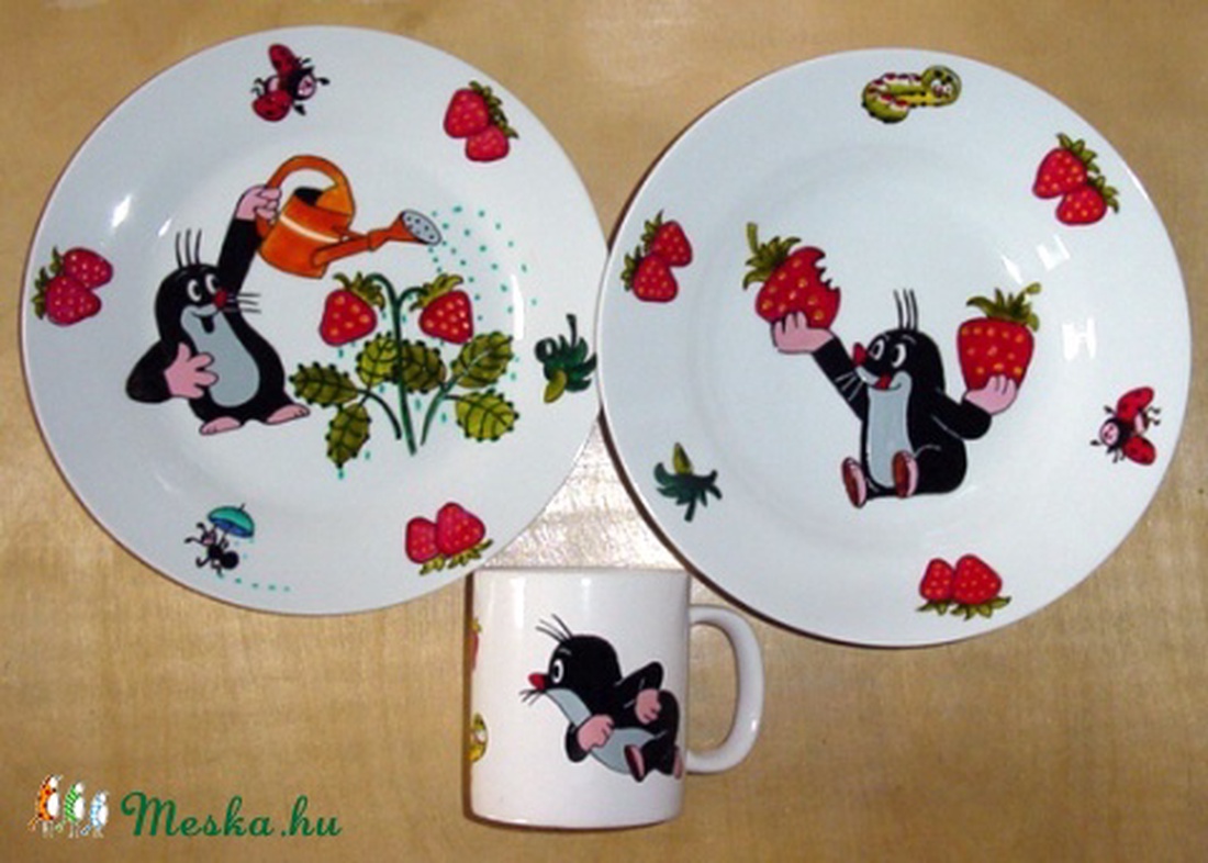 Kézzel festett porcelán étkészlet - - Meska.hu Kézzel festett porcelán étkészlet - - Meska.hu