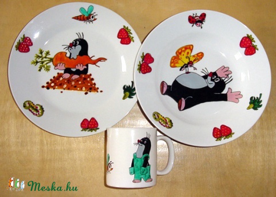Kézzel festett porcelán étkészlet - - Meska.hu Kézzel festett porcelán étkészlet - - Meska.hu