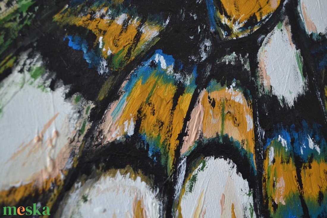 Különleges lepkeszárny festmény 30x30 cm, akril, vászon - művészet - festmény - akril - Meska.hu Különleges lepkeszárny festmény 30x30 cm, akril, vászon - művészet - festmény - akril - Meska.hu