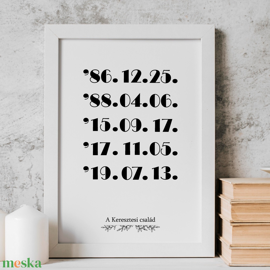 Minimalista családi évszámok grafika dekor A/4-es méretben (digitális kép vagy fotópapírra nyomtatva) fekete - otthon & életmód - dekoráció - fali és függő dekoráció - betű & név - Meska.hu Minimalista családi évszámok grafika dekor A/4-es méretben (digitális kép vagy fotópapírra nyomtatva) fekete - otthon & életmód - dekoráció - fali és függő dekoráció - betű & név - Meska.hu