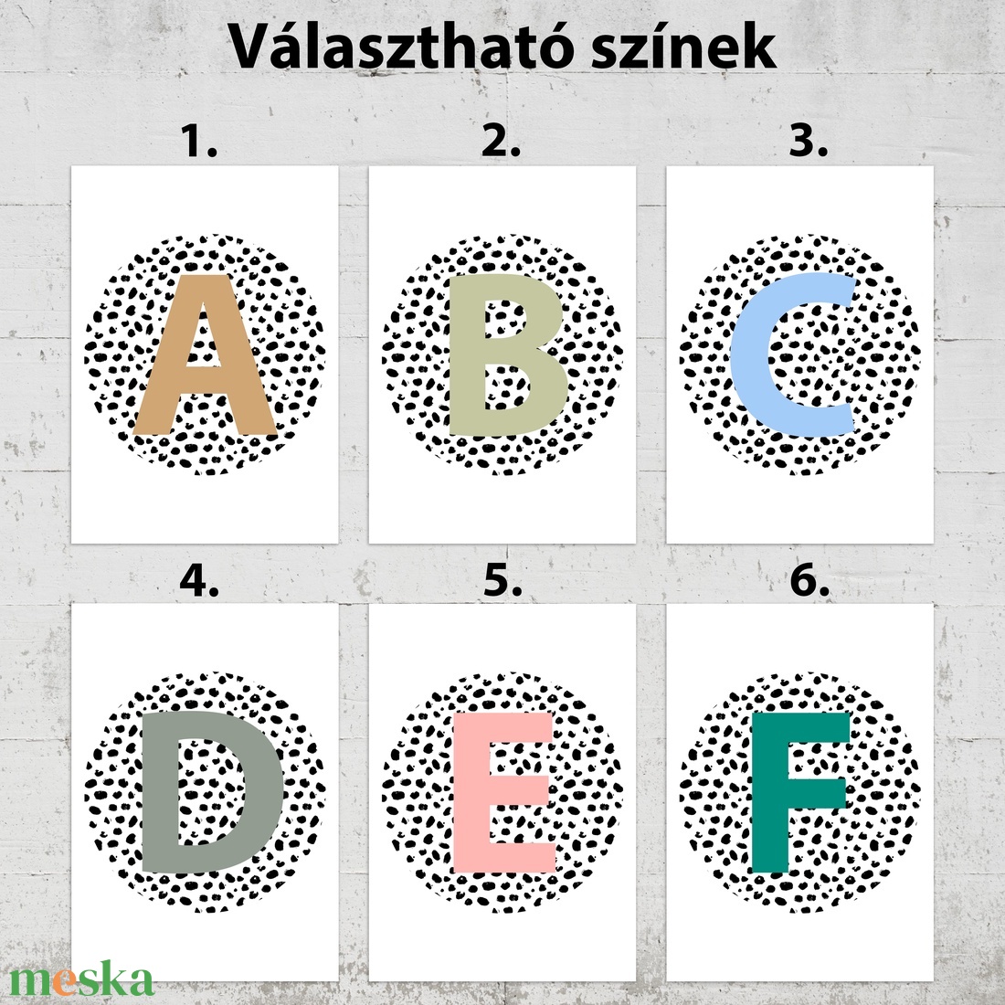 Bohém kezdőbetű dekor digitálisan, fotópapírra nyomtatva vagy keretezve (A/4) - otthon & életmód - dekoráció - fali és függő dekoráció - betű & név - Meska.hu