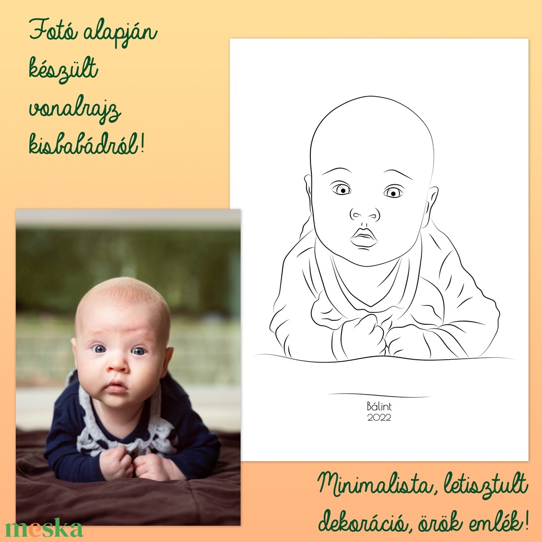Vonalrajz kisbabádról - minimalista letisztult dekoráció, babarajz, újszülött, A/4-es méretben, saját fotó alapján - művészet - grafika & illusztráció - művészi nyomat - Meska.hu Vonalrajz kisbabádról - minimalista letisztult dekoráció, babarajz, újszülött, A/4-es méretben, saját fotó alapján - művészet - grafika & illusztráció - művészi nyomat - Meska.hu