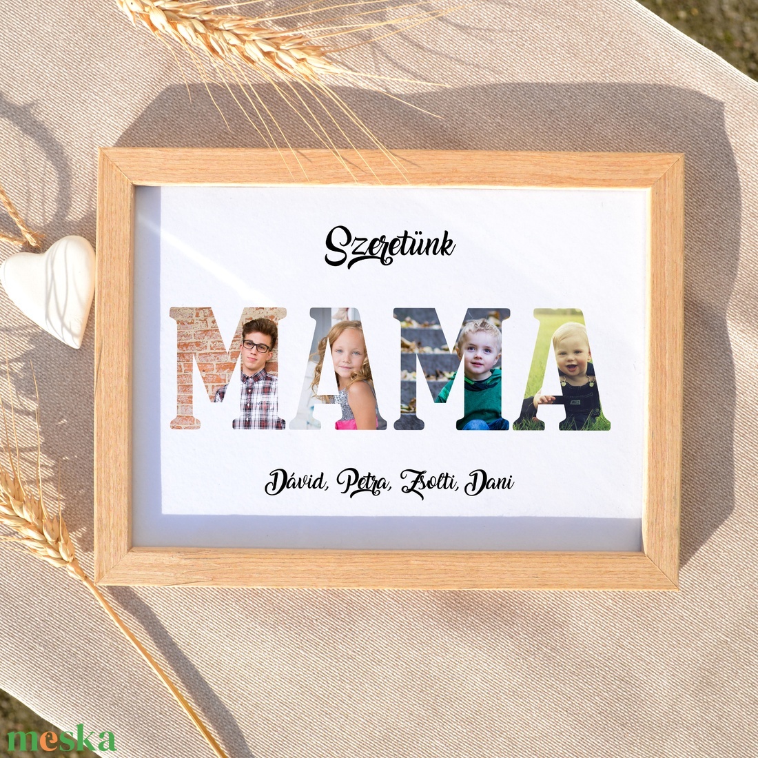 Szeretünk DÉDI! Fekete-fehér grafika saját fotókkal (digitálisan, fotópapíron vagy keretezve A/4) - művészet - grafika & illusztráció - digitális - Meska.hu