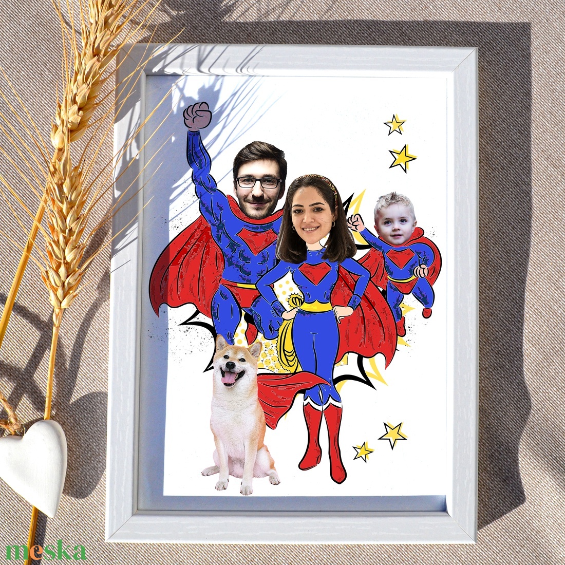Szupercsalád! Szuperhősös családi grafika (A/4) digitális, fotópapíron vagy keretezve - szerkeszthető ajándék - művészet - grafika & illusztráció - digitális - Meska.hu Szupercsalád! Szuperhősös családi grafika (A/4) digitális, fotópapíron vagy keretezve - szerkeszthető ajándék - művészet - grafika & illusztráció - digitális - Meska.hu