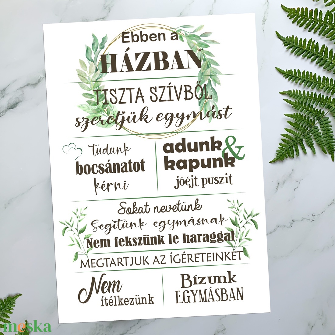 Ebben a házban... dekor grafika - házavató - lakásdekor - nappali - A/4-es fotópapírra vagy keretezve - otthon & lakás - dekoráció - fali és függő dekoráció - falra akasztható dekor - Meska.hu Ebben a házban... dekor grafika - házavató - lakásdekor - nappali - A/4-es fotópapírra vagy keretezve - otthon & lakás - dekoráció - fali és függő dekoráció - falra akasztható dekor - Meska.hu