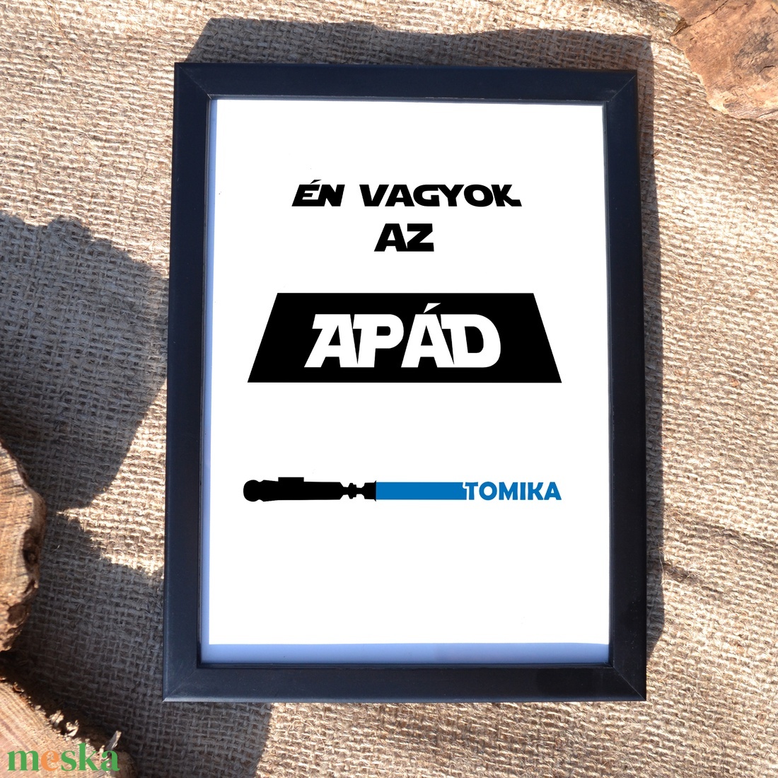 Én vagyok az apád Star Wars grafika A/4-es méretben (fotópapírra nyomtatva vagy keretezve) vicces szöveggel - művészet - grafika & illusztráció - digitális - Meska.hu