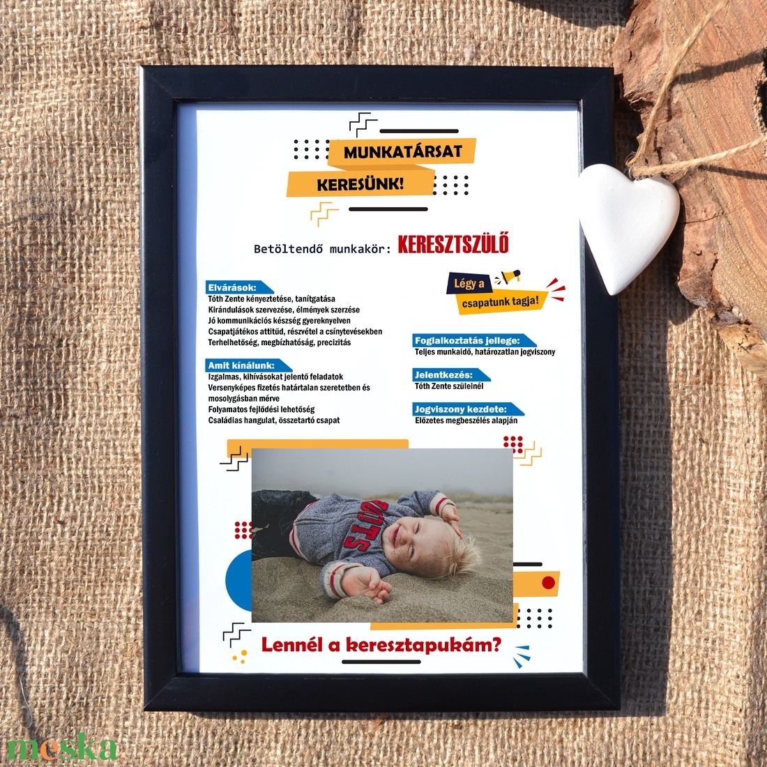 Keresztszülő felkérő grafika, munkatársat keresünk (digitálisan vagy fotópapíron, keretezve) vicces állásajánlat - játék & sport - keresztelőajándékok - Meska.hu Keresztszülő felkérő grafika, munkatársat keresünk (digitálisan vagy fotópapíron, keretezve) vicces állásajánlat - játék & sport - keresztelőajándékok - Meska.hu