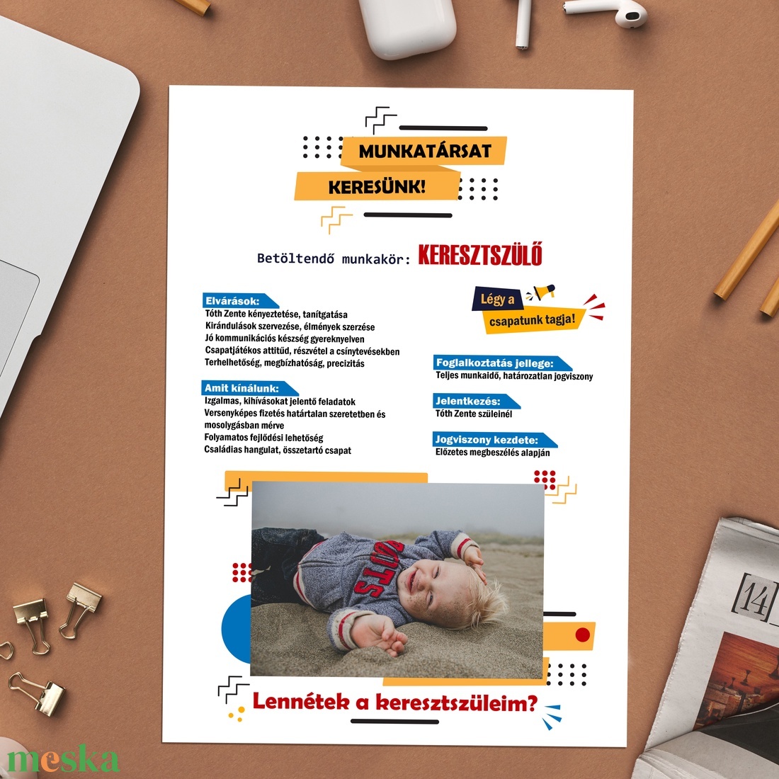 Keresztszülő felkérő grafika, munkatársat keresünk (digitálisan vagy fotópapíron, keretezve) vicces állásajánlat - játék & sport - keresztelőajándékok - Meska.hu Keresztszülő felkérő grafika, munkatársat keresünk (digitálisan vagy fotópapíron, keretezve) vicces állásajánlat - játék & sport - keresztelőajándékok - Meska.hu