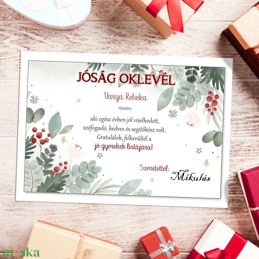 Különleges oklevél a Mikulástól - névre szólóan (digitális kép vagy fotópapírra nyomtatva, vagy keretezve) - karácsony - mikulás - mikulás ajándékok - Meska.hu Különleges oklevél a Mikulástól - névre szólóan (digitális kép vagy fotópapírra nyomtatva, vagy keretezve) - karácsony - mikulás - mikulás ajándékok - Meska.hu