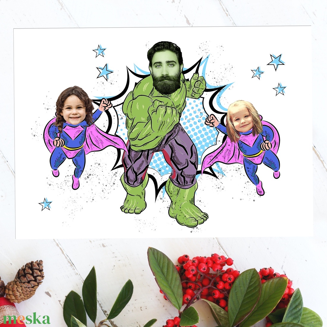 Hulk apuka lányaival - vicces szuperhősös grafika - szerkeszthető ajándék a legerősebb apának - művészet - grafika & illusztráció - digitális - Meska.hu Hulk apuka lányaival - vicces szuperhősös grafika - szerkeszthető ajándék a legerősebb apának - művészet - grafika & illusztráció - digitális - Meska.hu